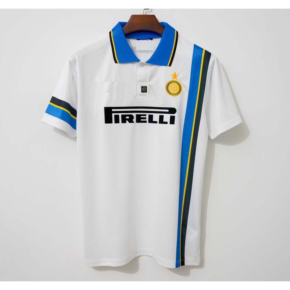 Áo Bóng Đá - Retro Inter Milan - Năm 1997/1998 - Sân Khách Trắng