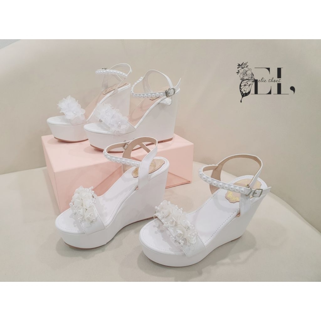 Giày cưới đế xuồng 12p, giày cô dâu đế xuồng 12p, giày cưới cô dâu 12p, giày cưới cô dâu đế xuồng 9p
