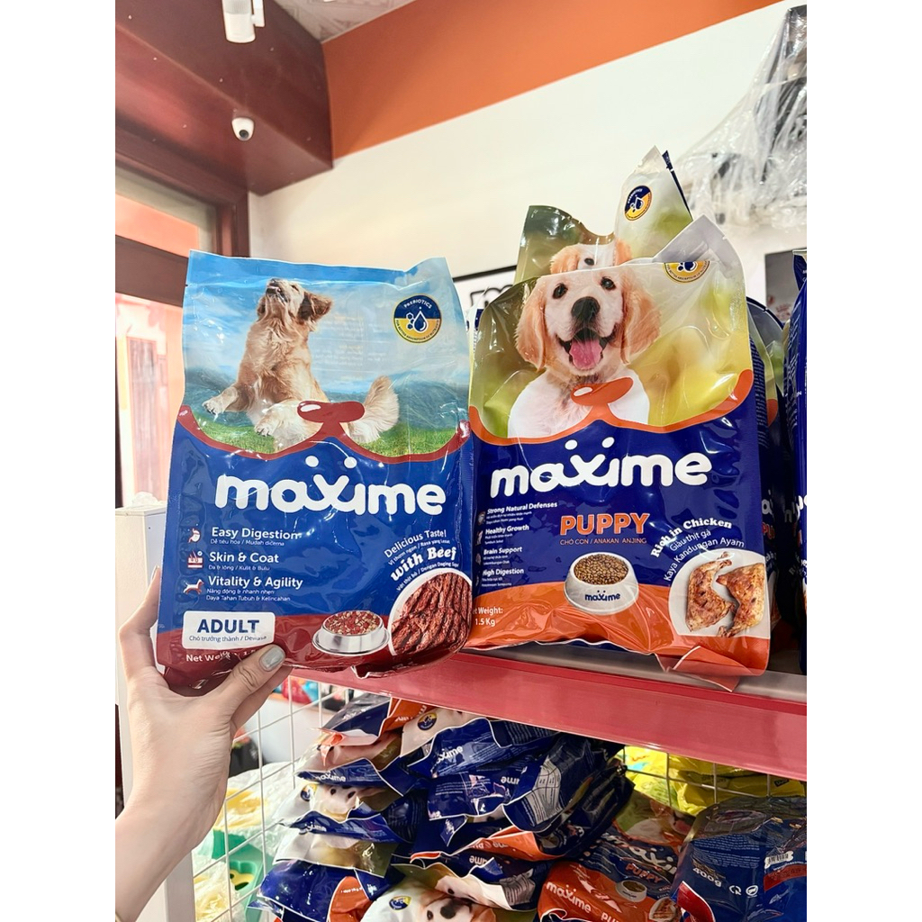 Maxime Chó gói 1kg5 - Hạt khô dành cho chó