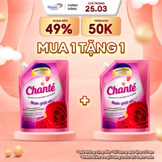Combo 2 Túi Nước Giặt Xả Chanté Cao Cấp 8 Trong 1