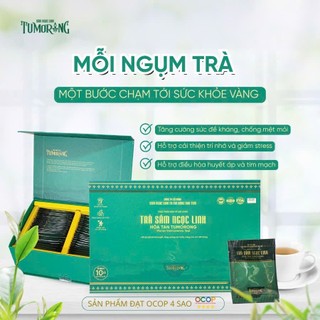 Trà Sâm Ngọc Linh Tumorong (Hộp 50 gói - Hòa tan ) - Giúp giảm stress, tăng tỉnh táo và tập trung hiệu quả | Chính hãng