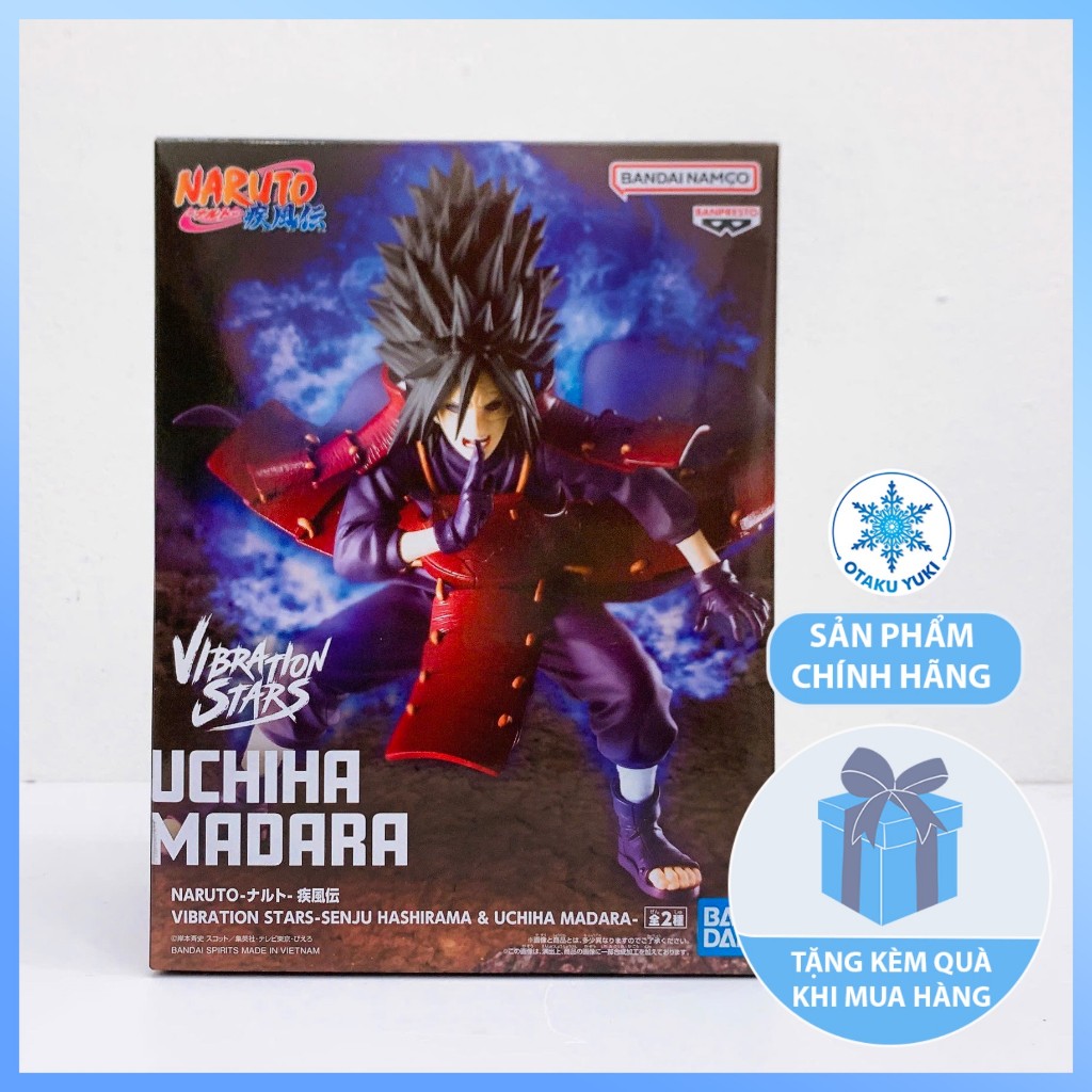 Mô Hình Uchiha Madara - Vibration Stars - Naruto Shippuden Figure Chính Hãng (Banpresto)