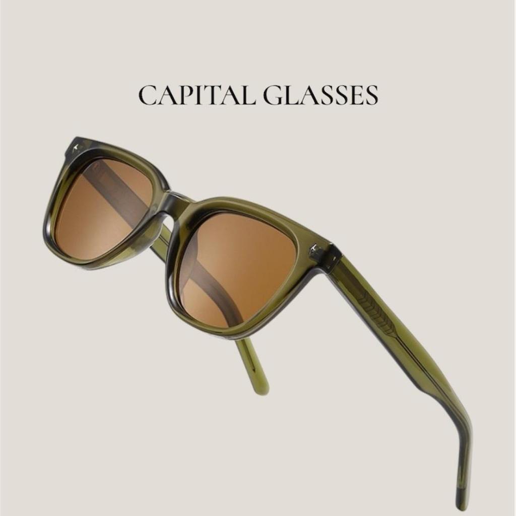 [18] Crystal Blue Retro - Capital glasses kính mát thời trang New Album 2025