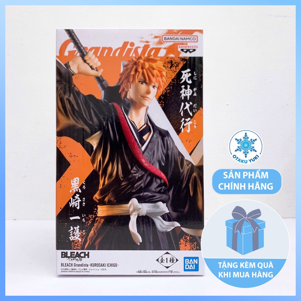 Mô Hình Kurosaki Ichigo - Bleach - Grandista Figure Chính Hãng (Banpresto)