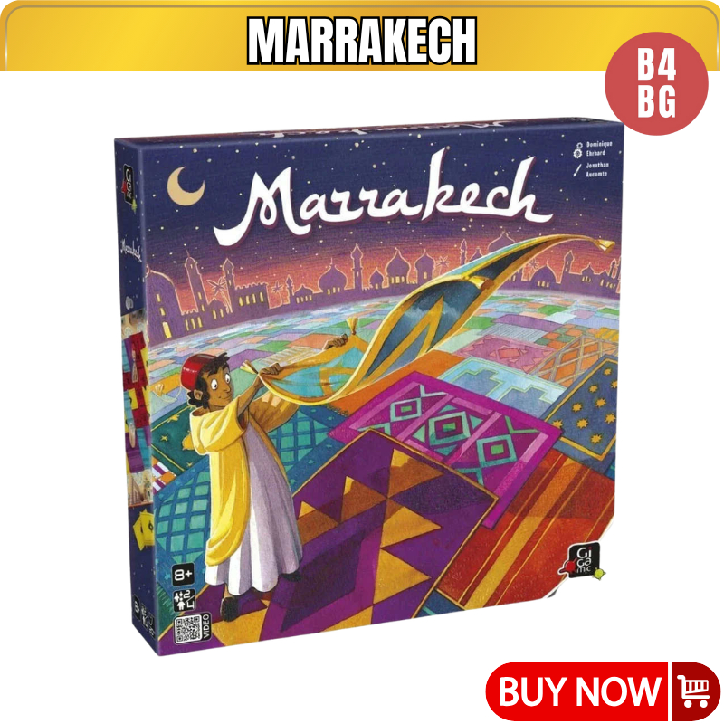 Board game Marrakech game gia đình đặt thảm chiến thuật 2 đến 4 người chơi B4KIDS