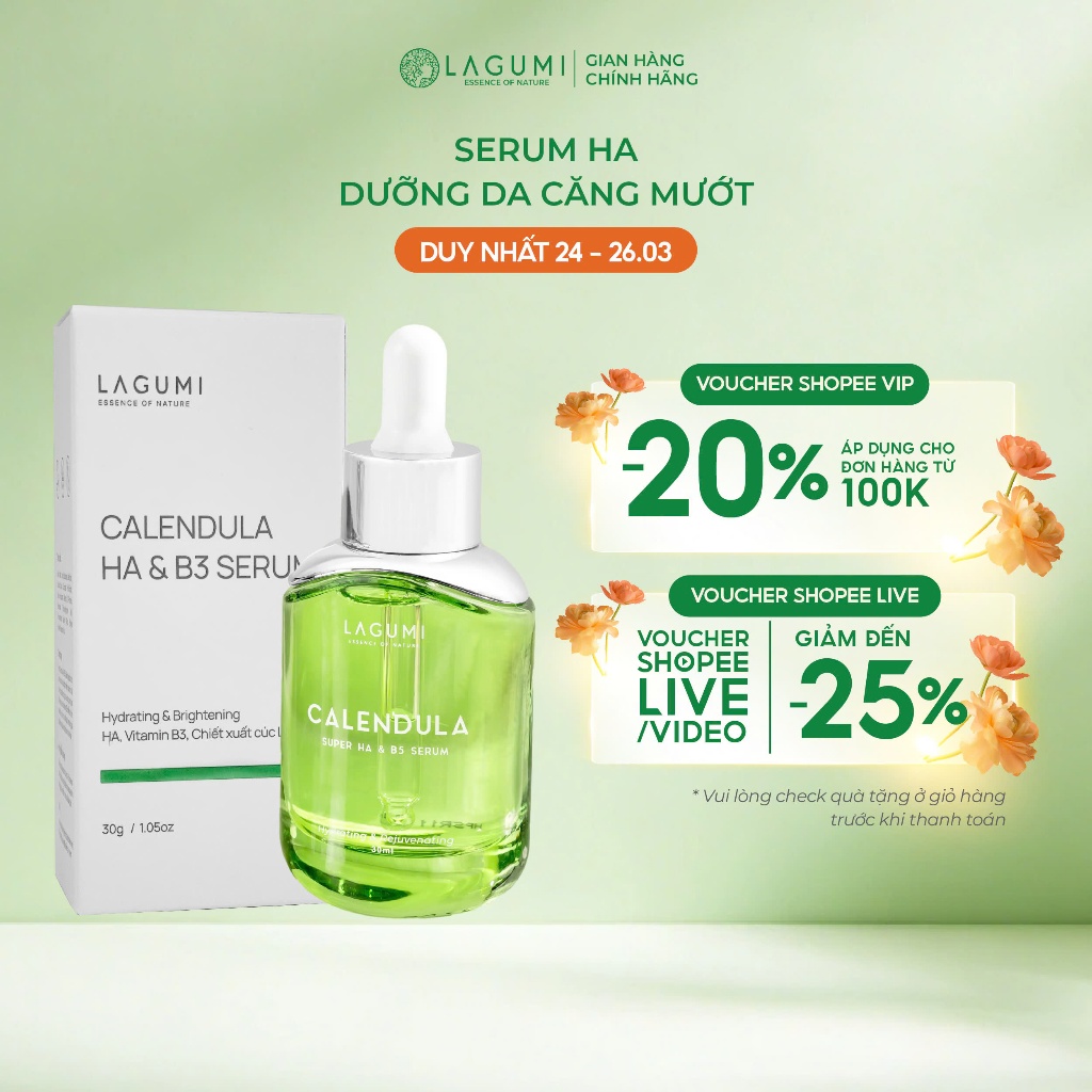 [HCM] Serum cấp ẩm LAGUMI Super HA 30ml