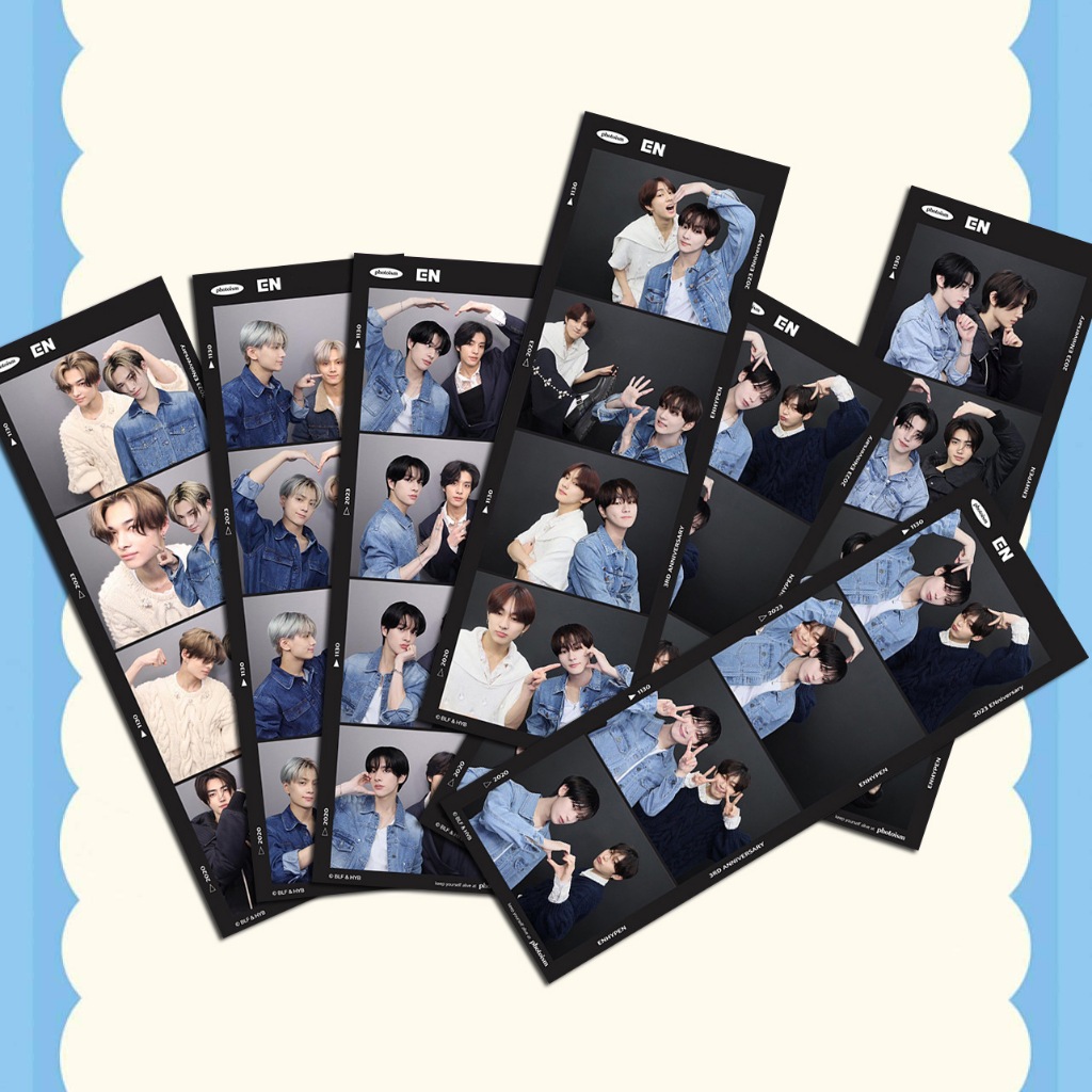 Set 7 tấm ảnh selfie ENHYPEN - Bookmark Card ENHYPEN đáng iu 2026