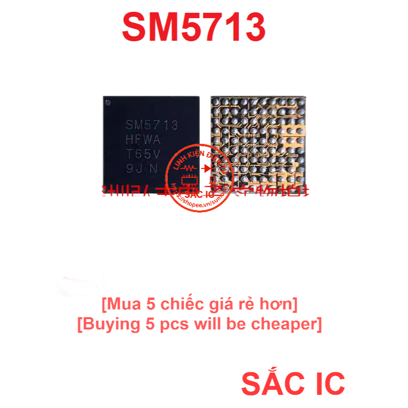 [DĐ][51] SM5713 5713 ic nguồn trên bo mạch - Mới nguyên bản - Original NEW