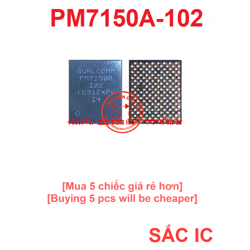 [DĐ][52] PM7150A 102 7150 ic nguồn trên bo mạch - Mới nguyên bản - Original NEW