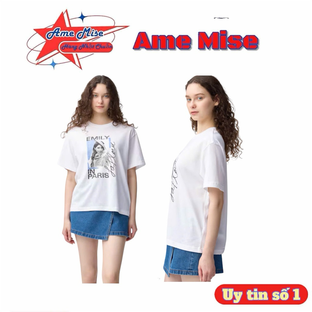 Áo thun cotton G/UUU Japan - mềm mát