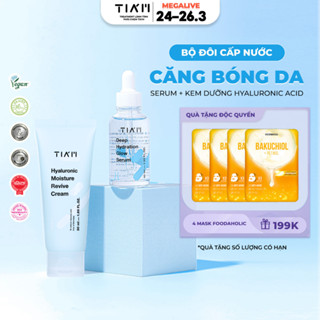 Bộ Đôi Kem Dưỡng Hyaluronic Moisture Revive + Serum Deep Hydration Glow Cấp Nước Và Dưỡng Da Căng Bóng