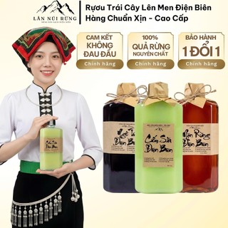 Rựơu Trái Cây Lên Men 500ml Lân Núi Rừng Đặc Sản Dân Tộc Thái Điện Biên Không Đau Đầu Êm Dịu Dễ Uống