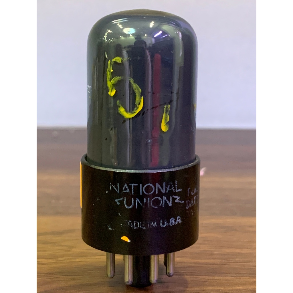 Bóng đèn điện tử, amply 6SN7/ 6H8C National - Hun khói - Made in USA - Test mạnh trên TV7
