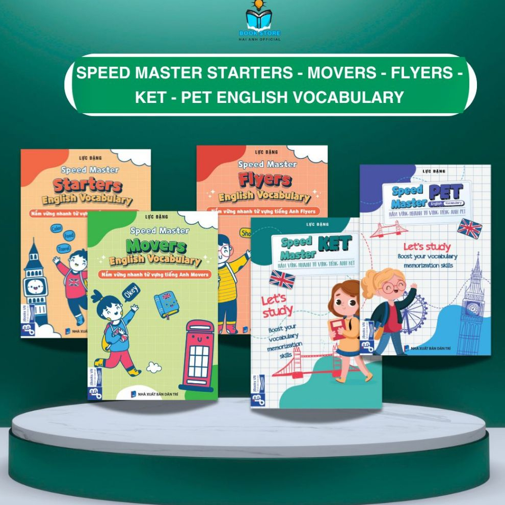 Sách tiếng Anh - Speed master starters - movers - flyers english vocabulary
