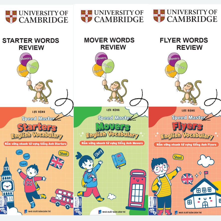 Sách tiếng Anh - Vở luyện viết từ vựng Cambridge Starter, Mover, Flyer Words Review 2nd