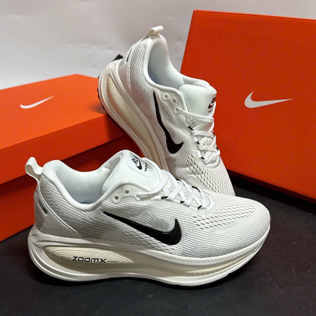 [Sale 50% Chính Hãng] Giày Thể Thao_N>ke Zoomx Vomero Trắng Cực Hot Cho Nam Nữ