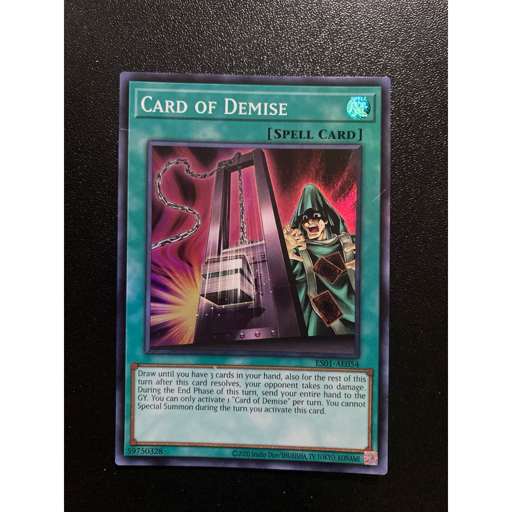 Card of Demise (xước nhẹ) - Super AE - ES01-AE054