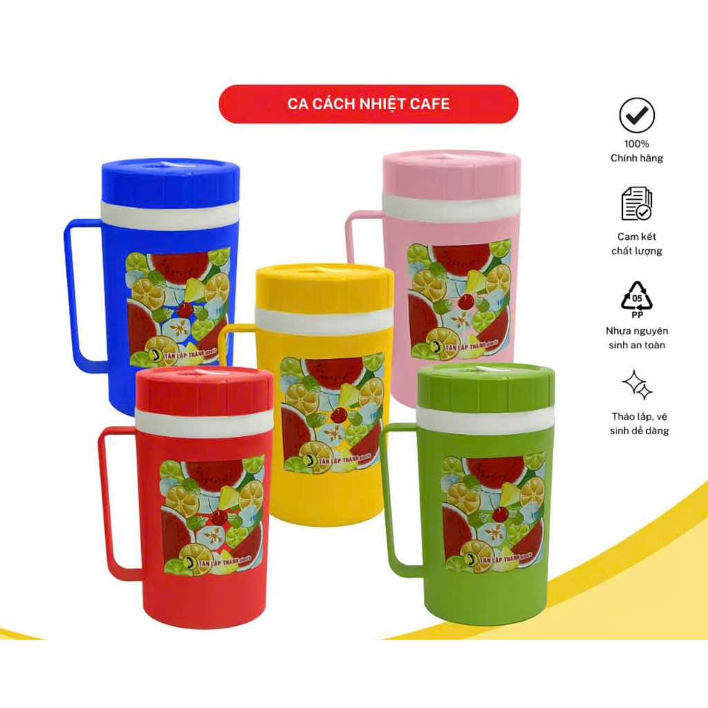 Ca đá giữ lạnh – ca cà phê 500/750/1000ml