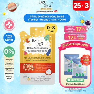 Nước Rửa Bình Sữa Và Đồ Dùng Em Bé BZU BZU Thuần Thực Vật