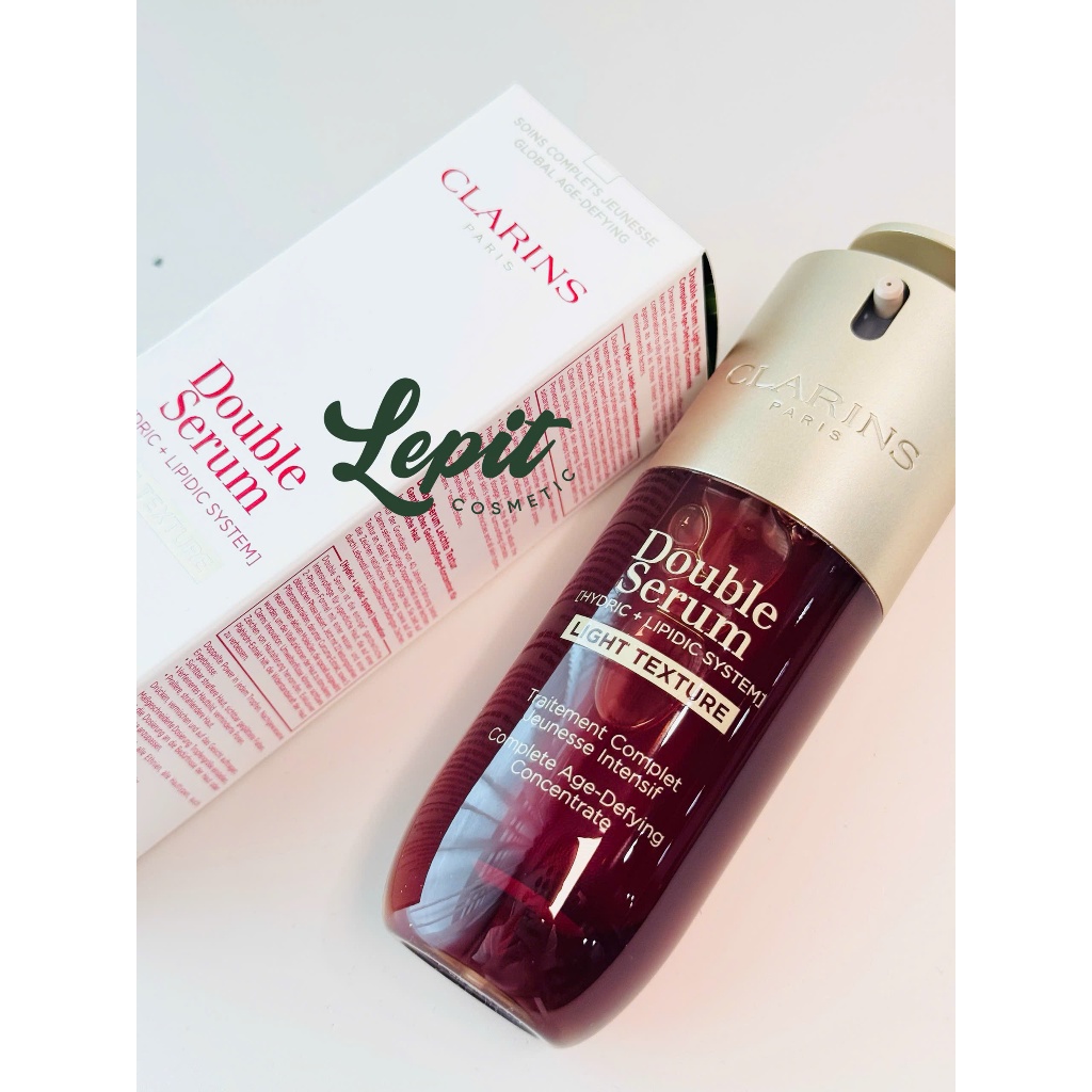 Tinh Chất 2in1 Chống Lão Hóa,Giảm Nếp Nhăn & Tăng Độ Rạng Rỡ Clarins Double Serum