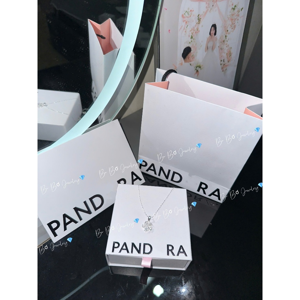 [ FULLBOX PANDORA ] dây chuyền bạc nữ THANHTHUONGJEWELRY - dây chuyền bạc được thiết kế nhẹ nhàng ,t