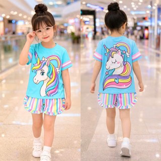 (S09)Bộ đùi thun 3d bé gái -viền bèo (12/48kg)