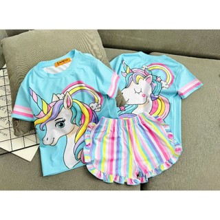 (S09)Bộ đùi thun 3d bé gái -viền bèo (12/48kg)