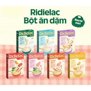 (Bao bì mới) Bột ăn dặm Ridielac Gold 200g (các loại)