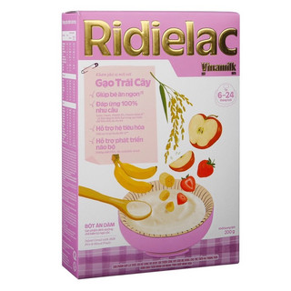(Bao bì mới) Bột ăn dặm Ridielac Gold 200g (các loại)