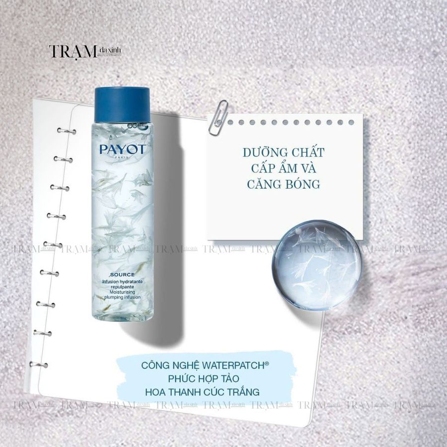 Toner Cấp Ẩm Căng Bóng Bảo Vệ Da Payot Source Moisturizing Plumping Infusion 3 Trong 1 - 125ml Trạm 