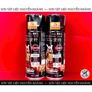 Sơn Xịt Samurai 29/109A Đen Mờ 400ml – Sơn Xe Máy, Kim Loại, Nhựa, Nhanh Khô, Bám Tốt, Không Bóng