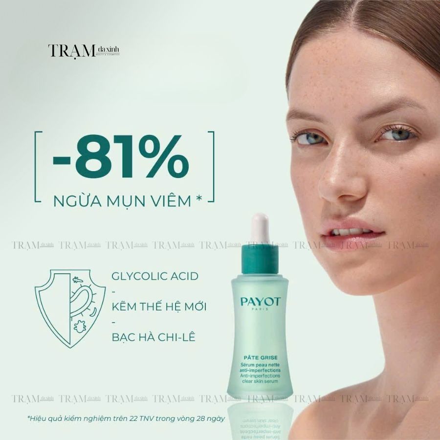 Serum Ngừa Mụn Giảm Thâm Payot Anti-imperfections Clear Skin Serum 30ml - Trạm Da Xinh