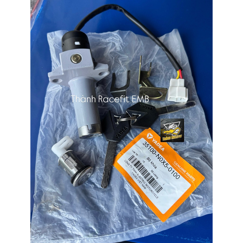 [ CHÍNH HÃNG YADEA ] Bộ Ổ Khoá Chính Xe YADEA X5 Liền Khoá Cổ