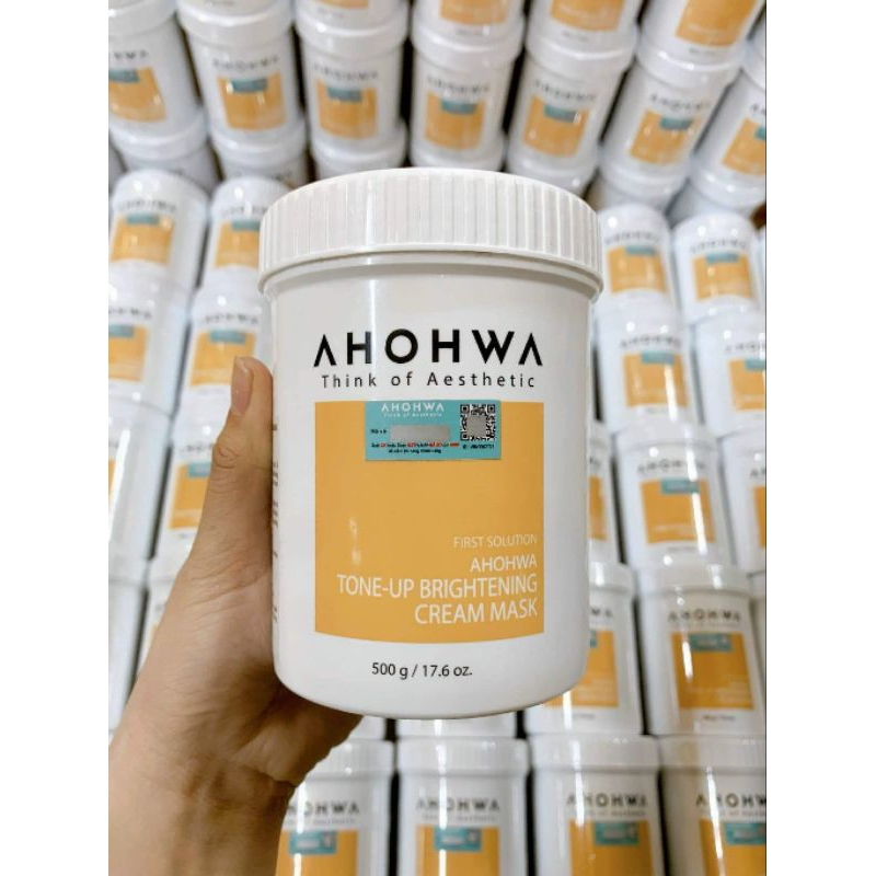 Ủ trắng nano collagen Ahohaw chính hãng - Cấy trắng hũ 500G