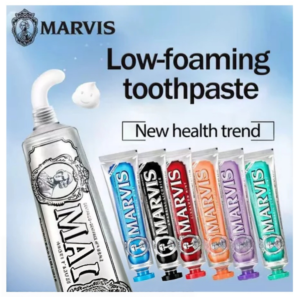 Mua 3 tặng 1🥇 Marvis toothpaste Whitening Mint & Smkers Whitening Mint & Amarelli Licorice & Classic