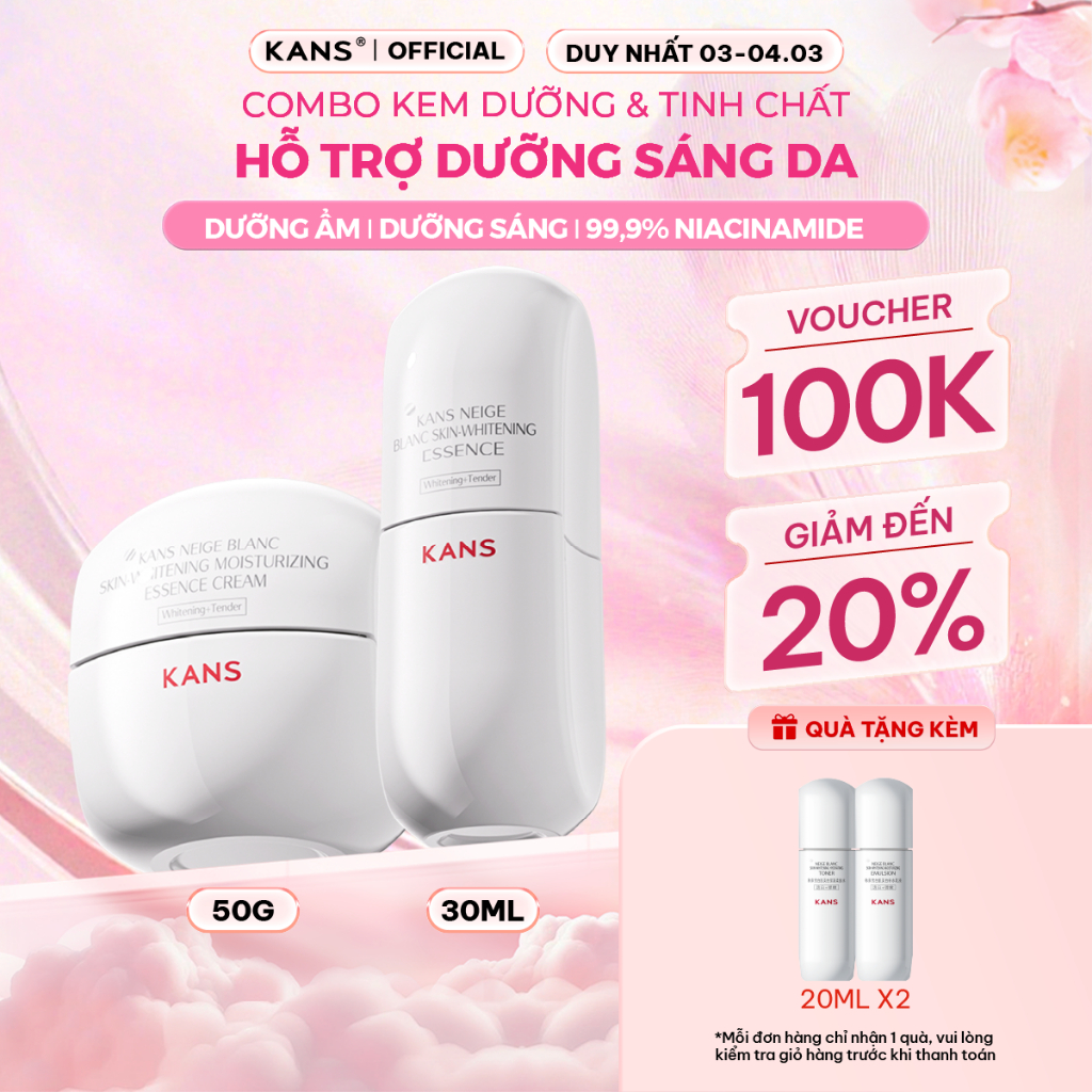 Combo Dưỡng Ẩm Cấp Ẩm Da Mặt Chuyên Sâu, Dưỡng Da Mặt Ngày Đêm Giảm Thâm Nám Thâm Mụn