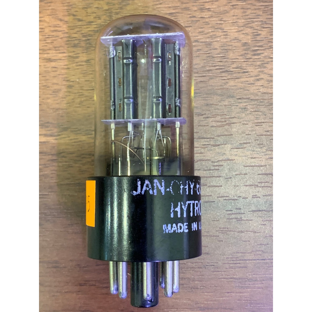 Bóng đèn điện tử, amply 6SN7/ 6H8C HYTRON - Phiến đen - Made in USA - Test mạnh trên TV7