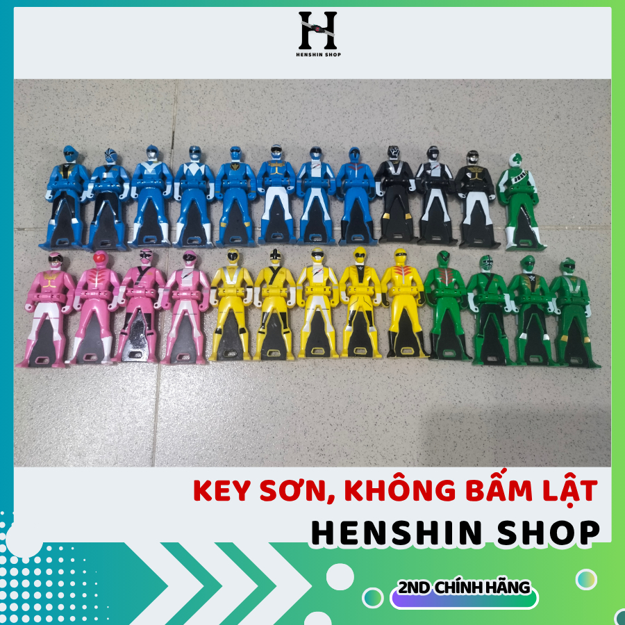 Chìa khoá siêu nhân hải tặc Ranger key gokai nhiều màu gokaiger đã qua sử dụng chính hãng BANDAI