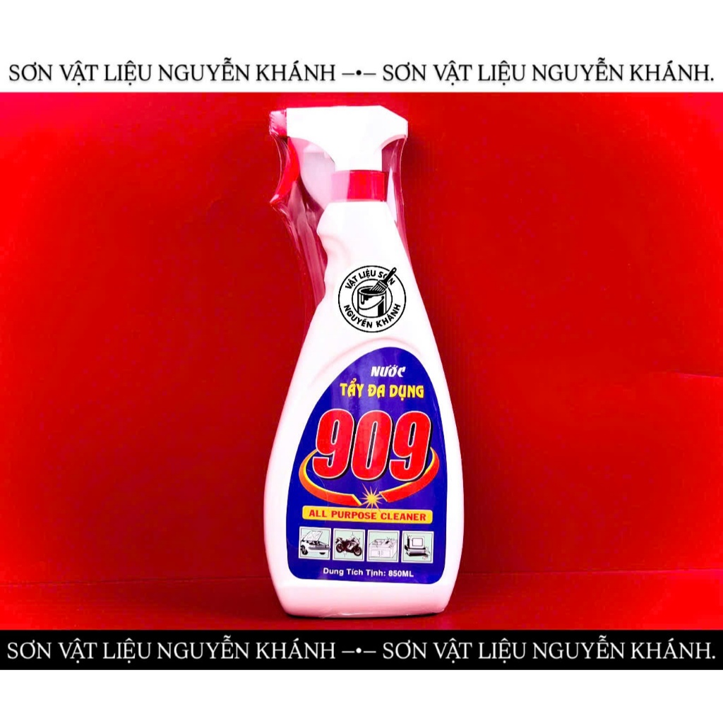 Nước Tẩy Rửa Đa Năng 909 850ml – Chai Xịt Vệ Sinh Bếp, Xe Máy, Kính, Inox, Đánh Bay Dầu Mỡ Hiệu Quả