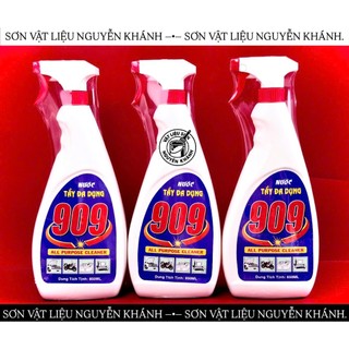 Nước Tẩy Rửa Đa Năng 909 850ml – Chai Xịt Vệ Sinh Bếp, Xe Máy, Kính, Inox, Đánh Bay Dầu Mỡ Hiệu Quả