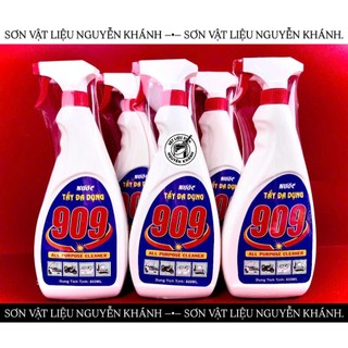 Nước Tẩy Rửa Đa Năng 909 850ml – Chai Xịt Vệ Sinh Bếp, Xe Máy, Kính, Inox, Đánh Bay Dầu Mỡ Hiệu Quả