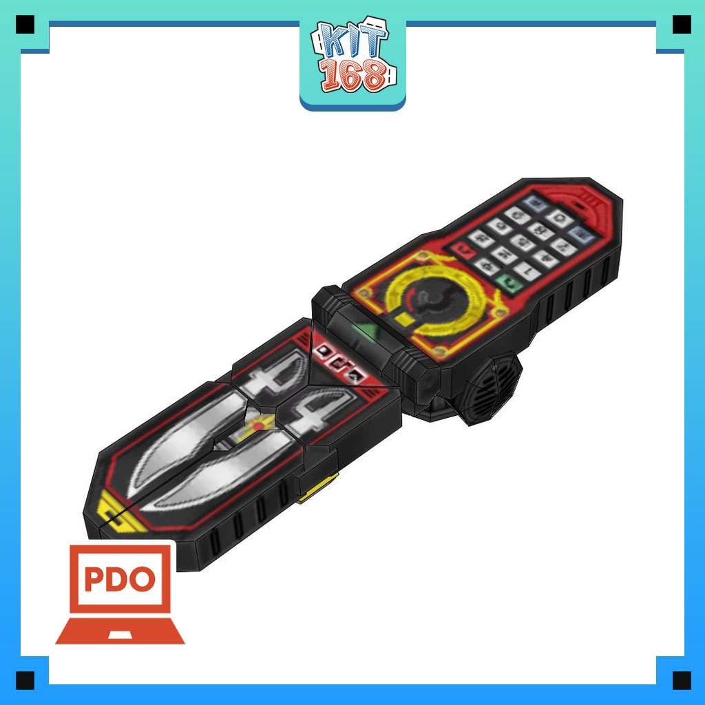 Mô hình giấy Anime Game Legendary Morpher - Gao Ranger