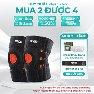 Bó Đầu Gối Nevor Cao Cấp BDG12 Giúp Phòng Tránh Chấn Thương Dây Chằng Khi Đá Bóng, Cầu Lông...