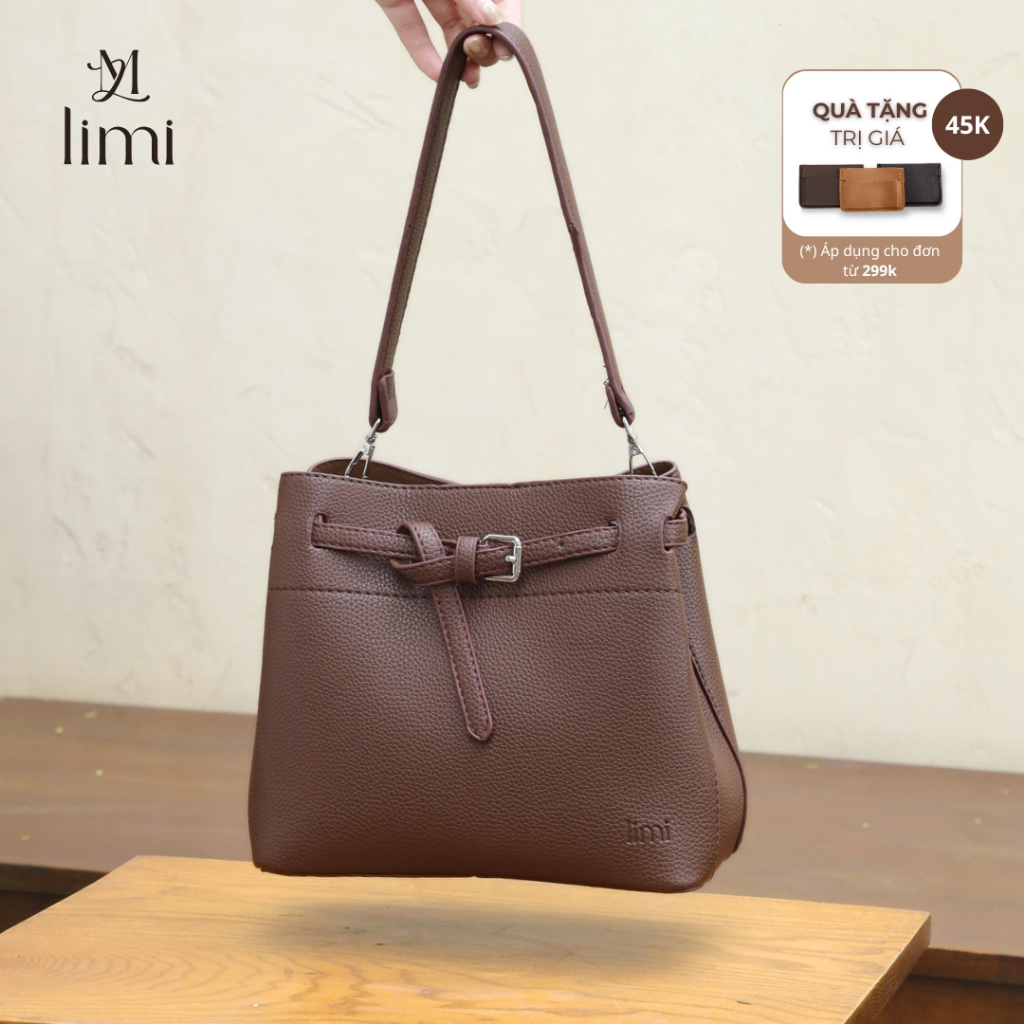 [DEAL MỞ BÁN] Túi xách nữ đeo vai LIMI (3 màu) tote da mini nhỏ xinh xách tay trẻ đi chơi LUCY | BigBuy360 - bigbuy360.vn