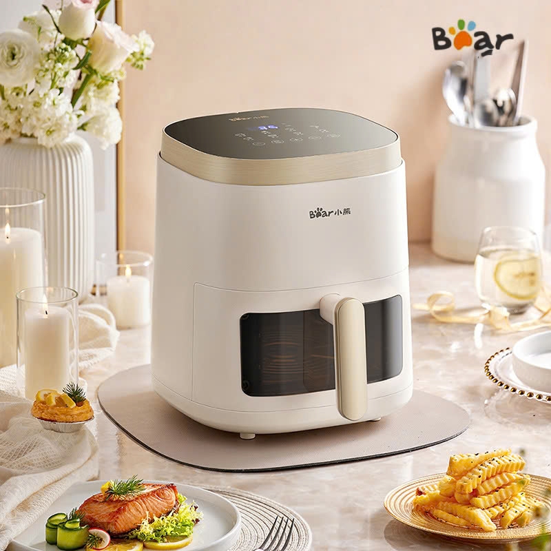 Nồi Chiên Không Dầu 5L Bear QZG-F15E3 – Hàng Chính Hãng