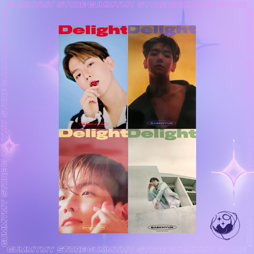 [POSTER] Baekhyun (EXO) - tranh ảnh album nhạc Delight chính hãng