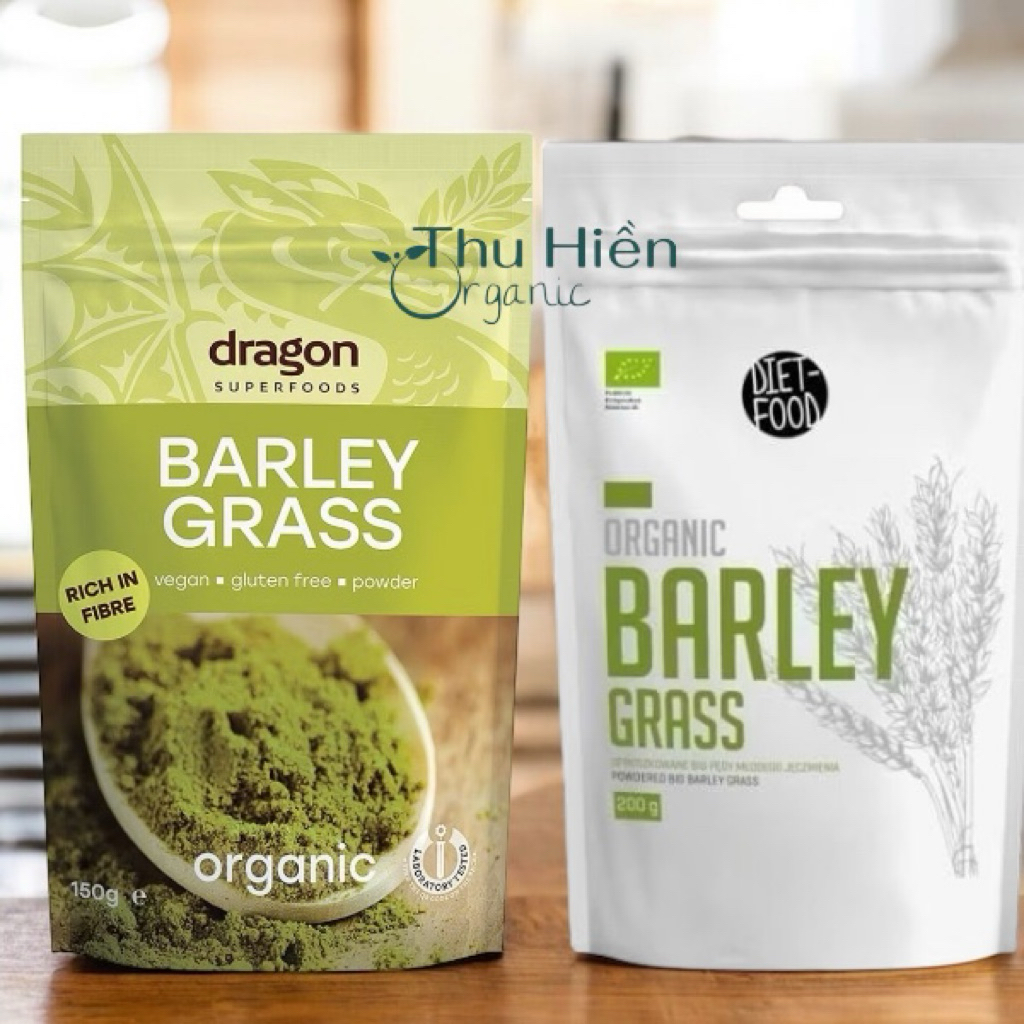 Bột cỏ lúa mạch hữu cơ Dragon Superfoods-150g- BARLEY GRASS powder