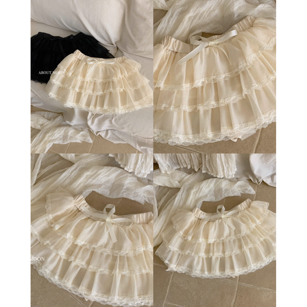 𝐀𝐁𝐎𝐔𝐓 𝐌𝐎𝐎𝐍 Váy tầng viền ren