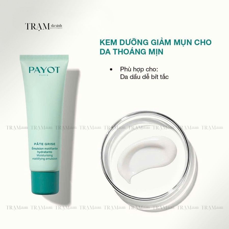 Kem dưỡng PAYOT Pâte Grise Moisturizing Mattifying Emulsion Cấp Ẩm Kiểm Soát Dầu 50ml - Trạm Da Xinh