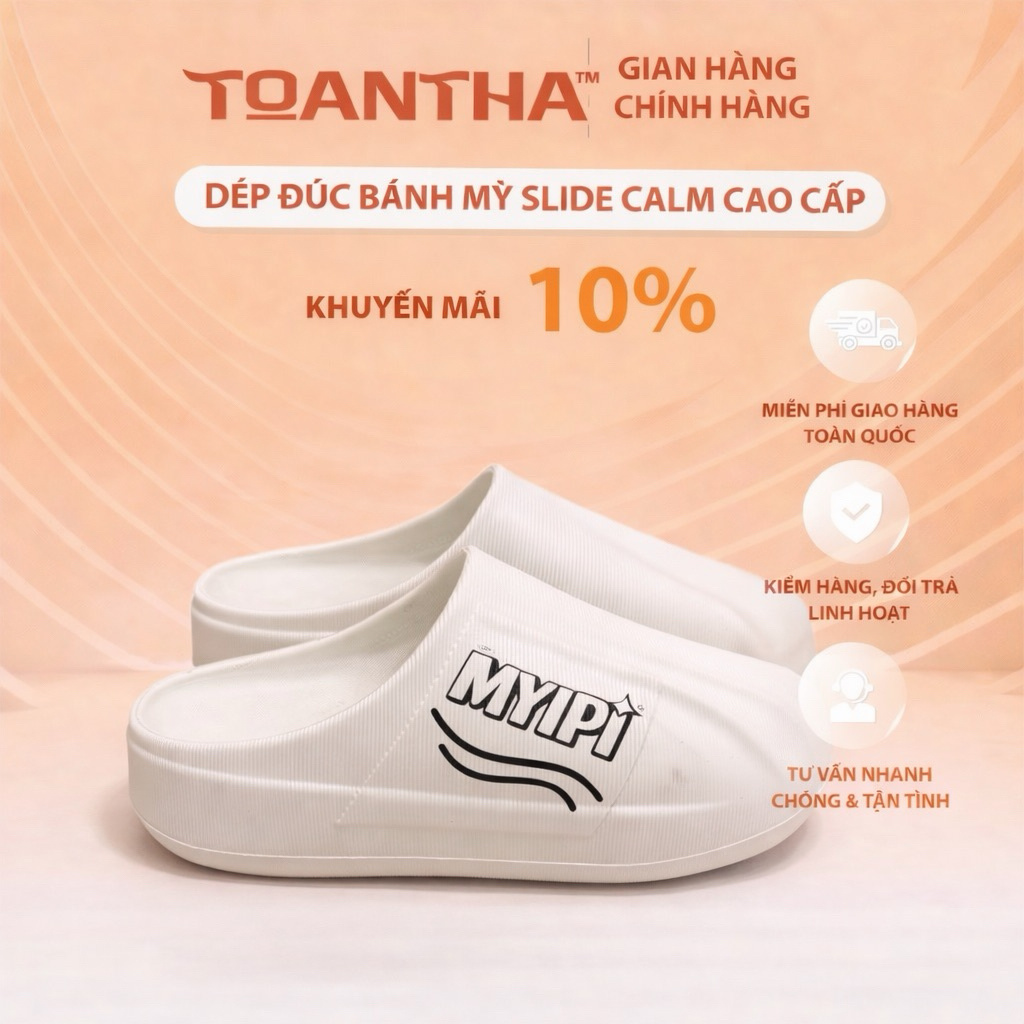 Dép sục MYIPI cao su nguyên khối - êm nhẹ chống trơn trượt size 28-43(My 01)
